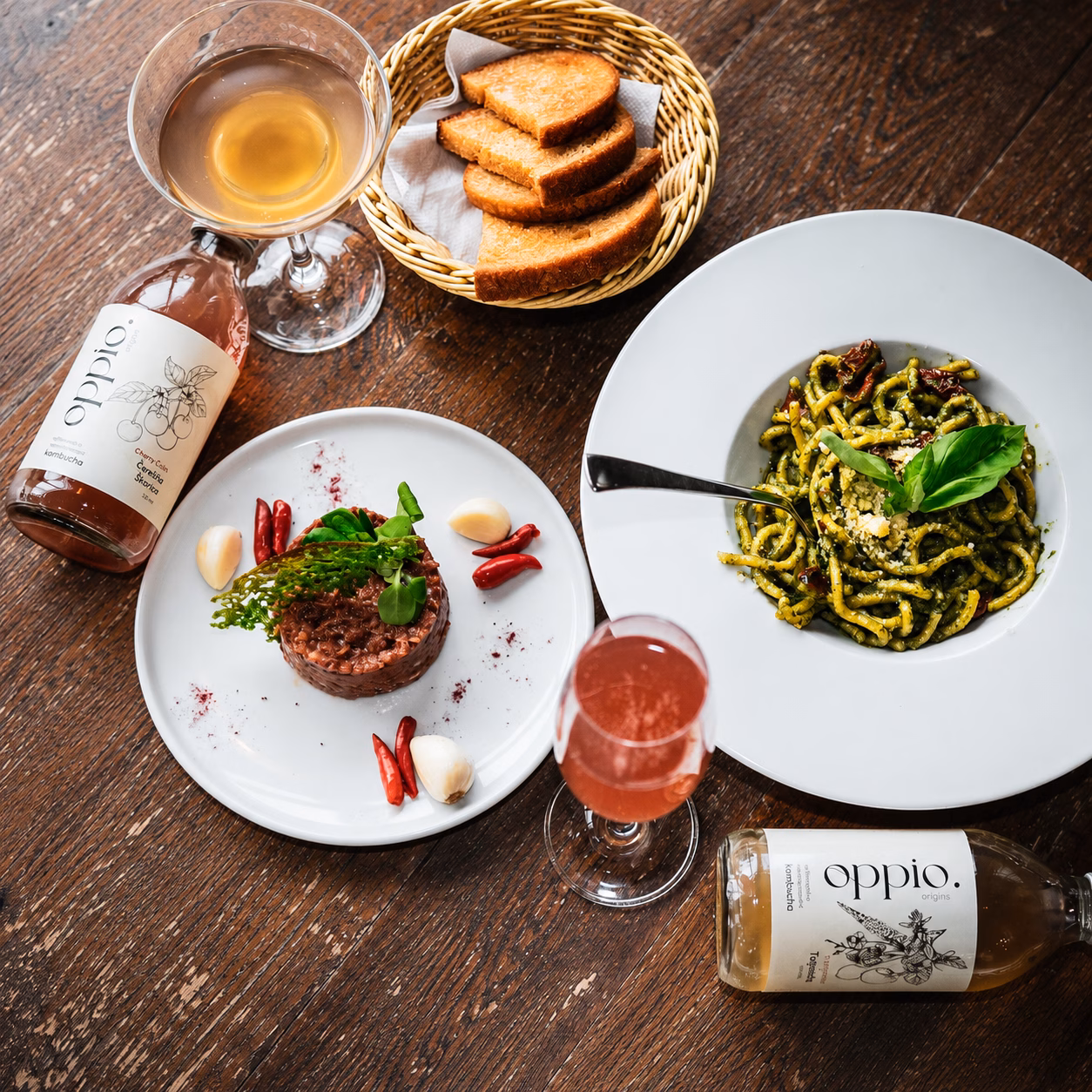 oppio. kombucha v HORECA prevádzke