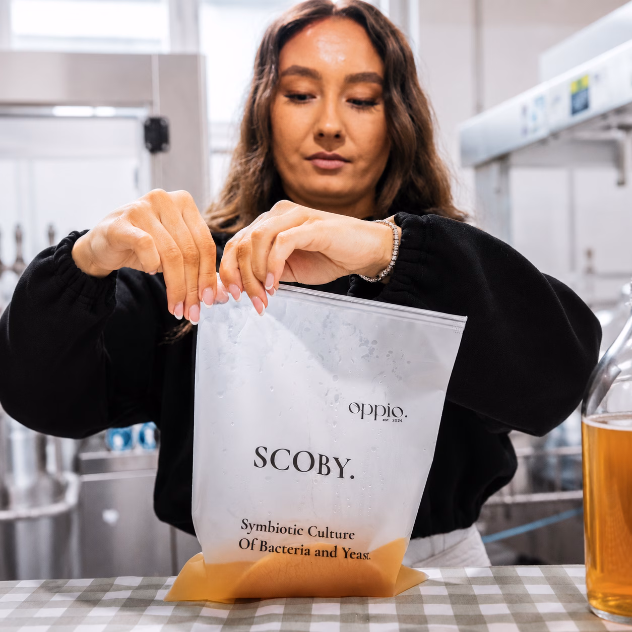 SCOBY kultúra v Kombucha Kit PRO pripravená na domácu kombuchu