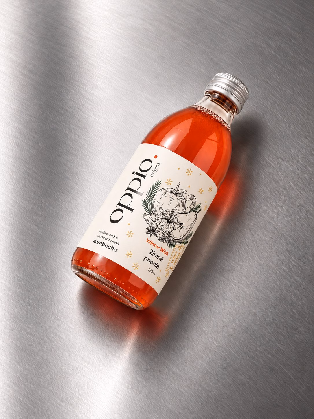 Kombucha oppio. Zimní přání 330 ml