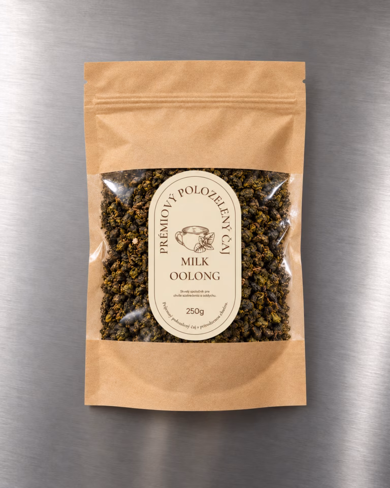 Mliečny Oolong čaj